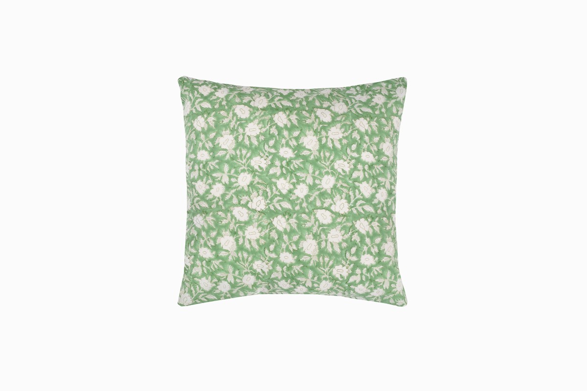 Green jasmine cushion