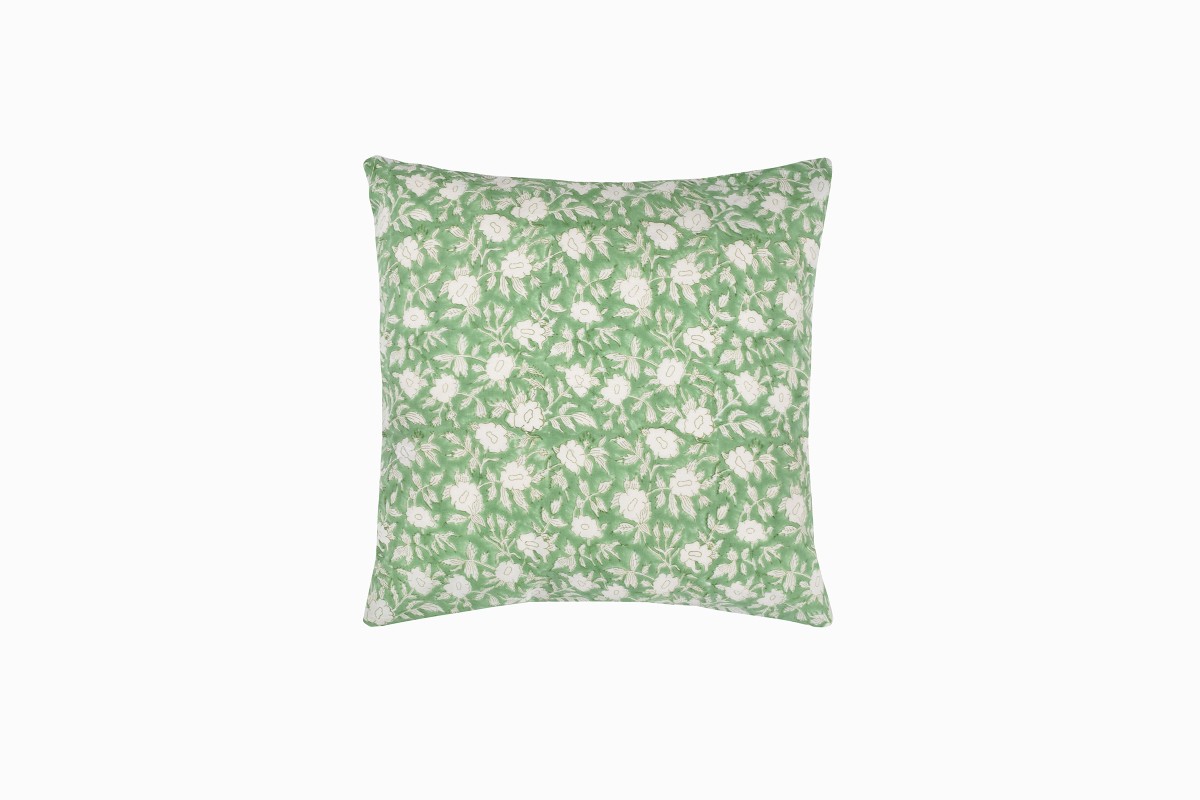 Green jasmine cushion