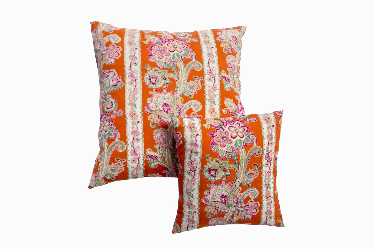 Pondicherry block print cushions