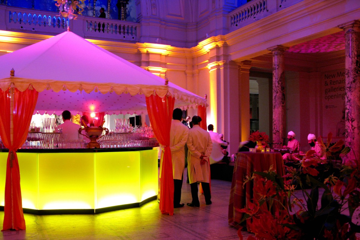6m Pavilion used as a bar tent at the V&A museum, London