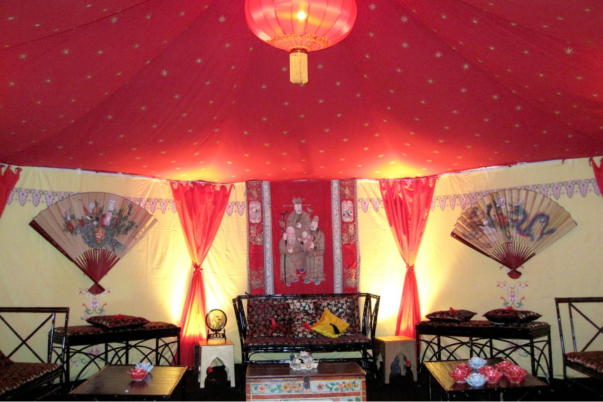 6m Pavilion decorated in Chinese style for a private client