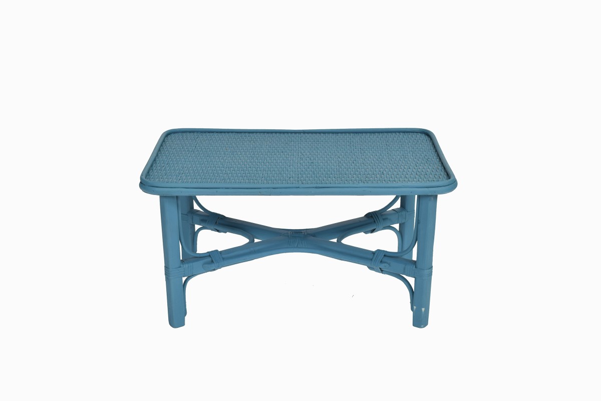 Bentwood coffee table blue