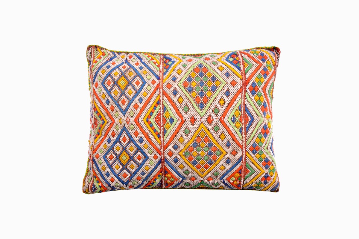 Moroccan embroidered cushion Ref 7