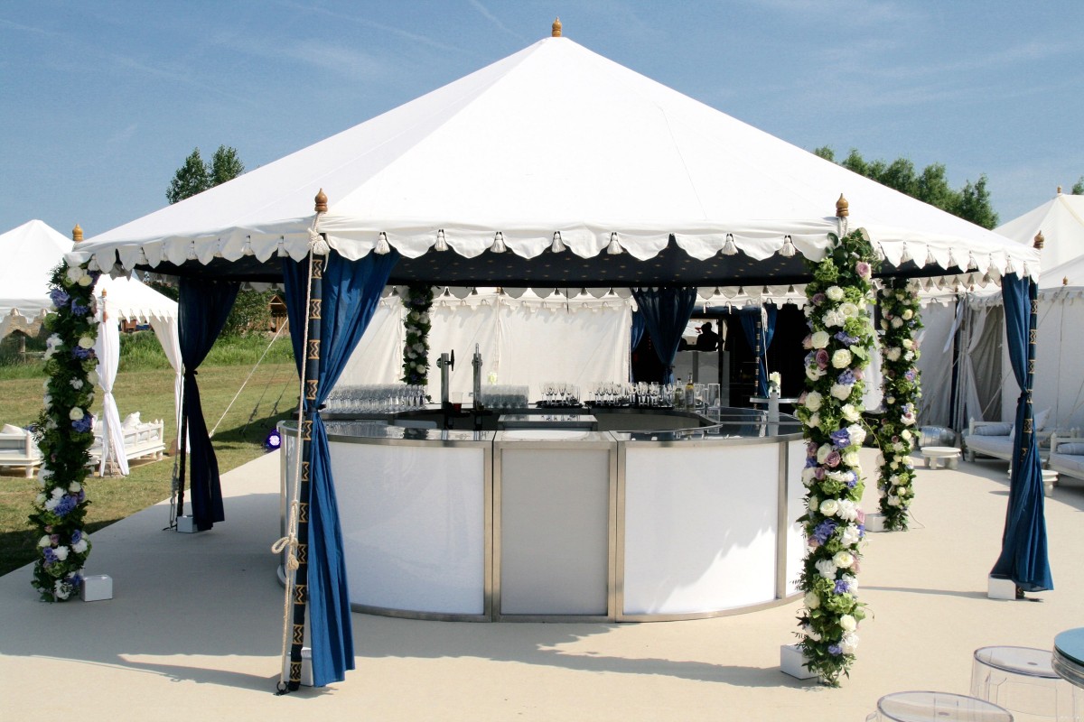 6m Pavilion as a bar tent