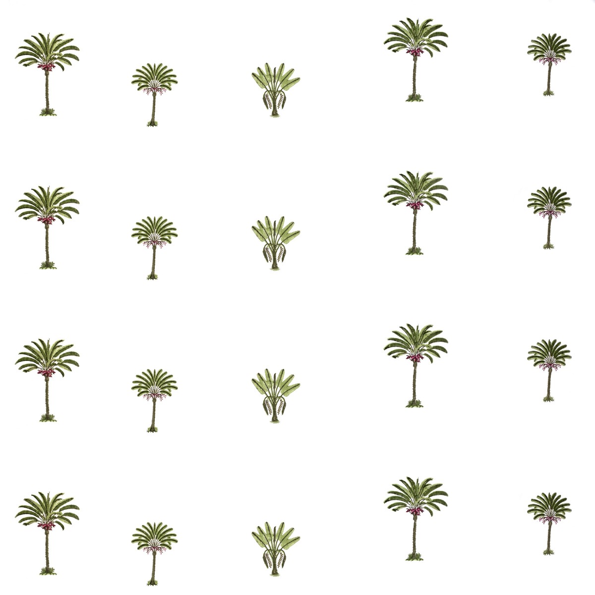 Palm tree drape