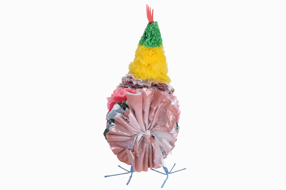Plastic bag chicken large Ref 8 rear view