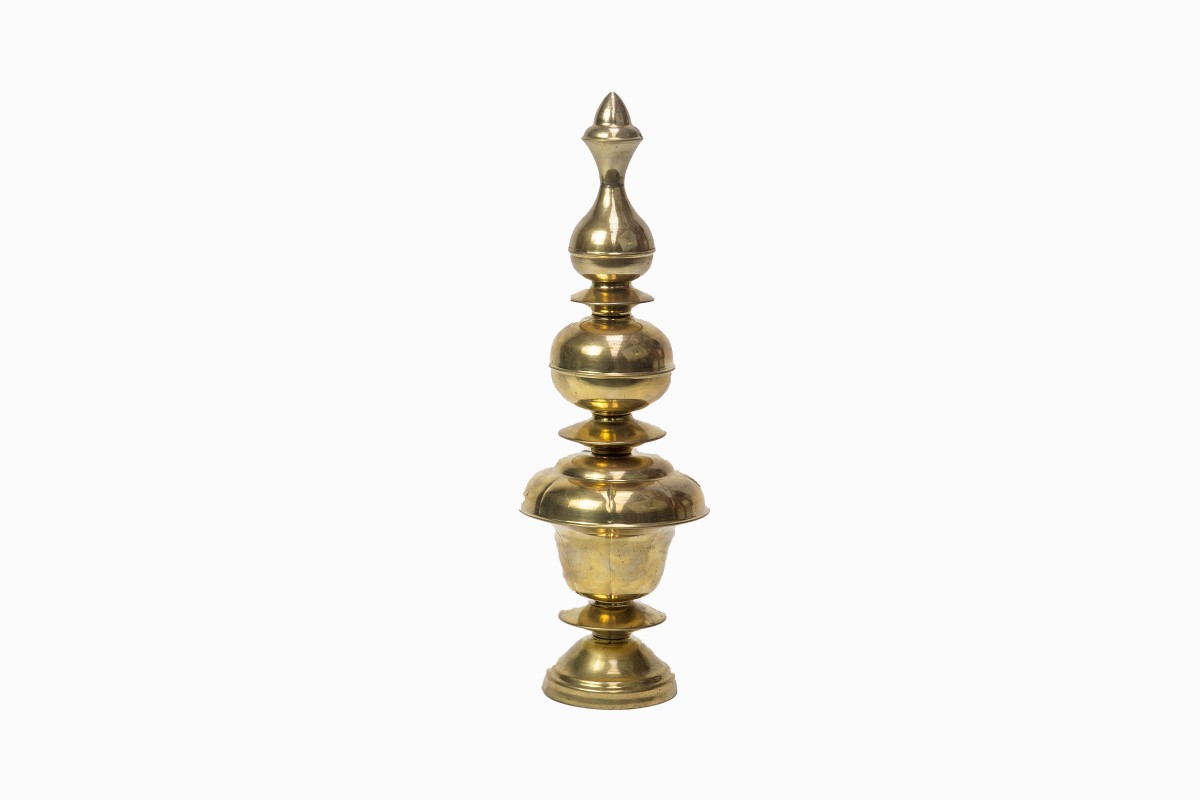 Brass tent finials