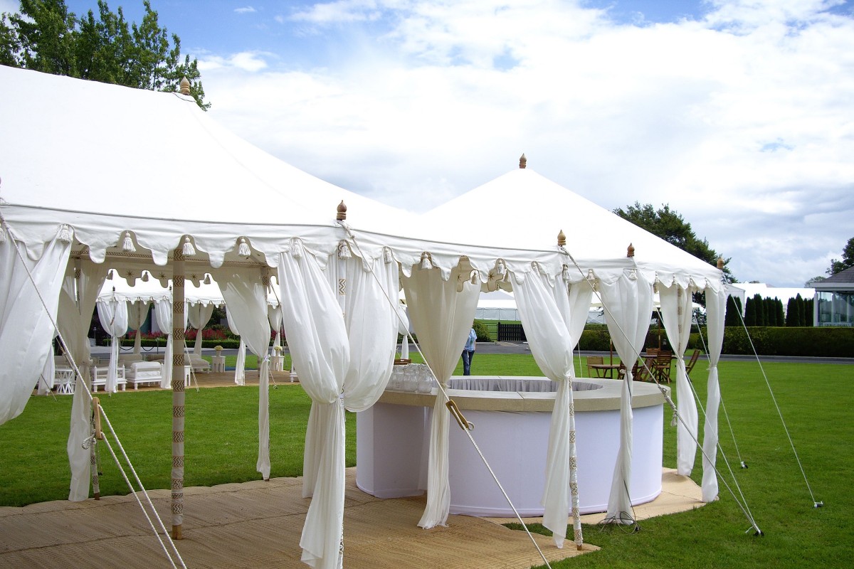 4m Pavilion as a bar tent