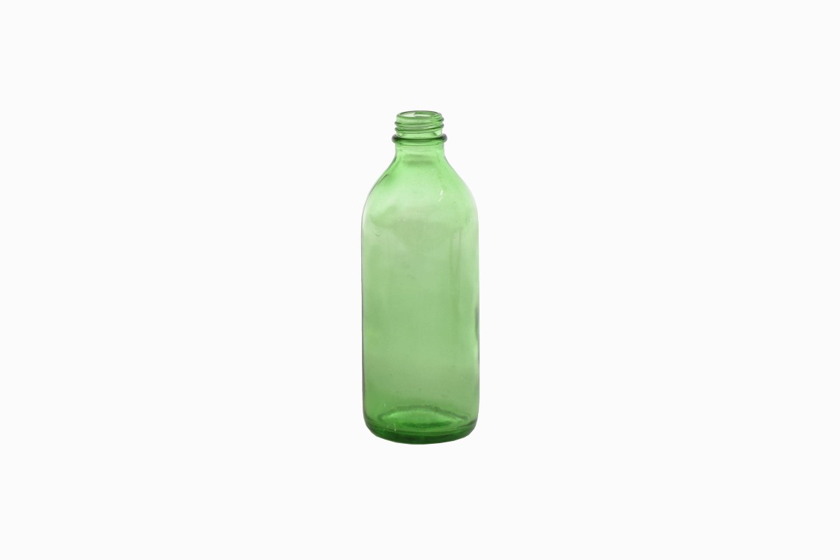 East European small green bottle