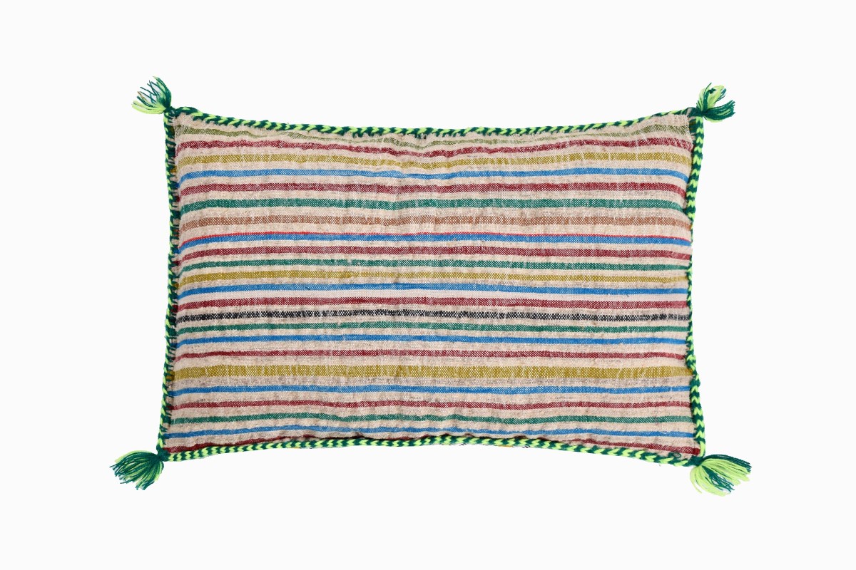 Moroccan embroidered cushion Ref 4 back