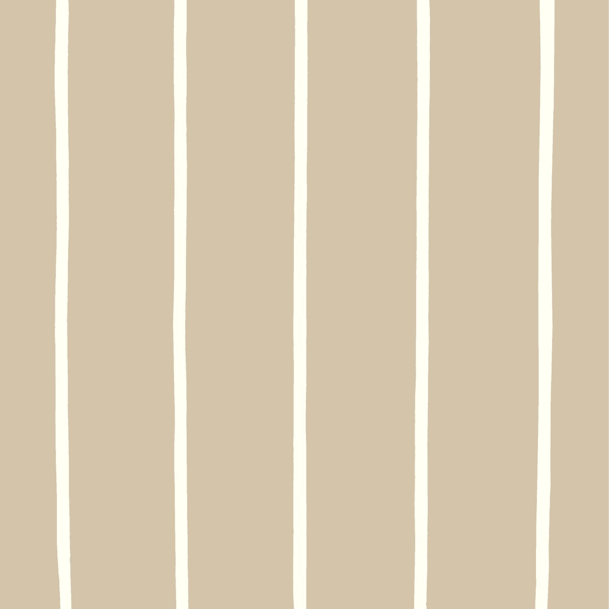 Taupe and cream stripe wall
