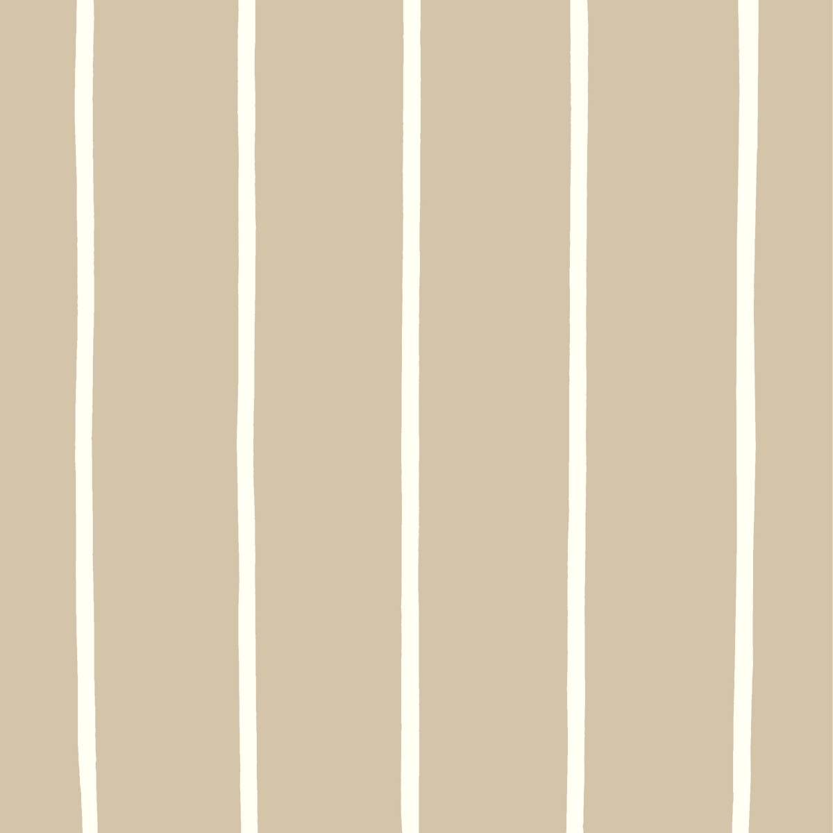 Taupe and cream stripe wall