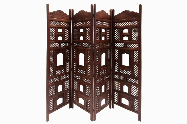 Safi dark wood screen