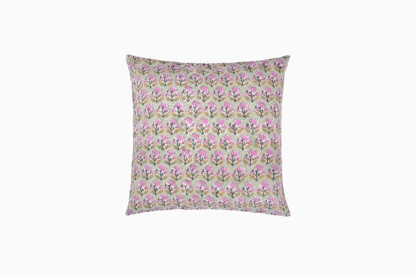 Violet flower cushion