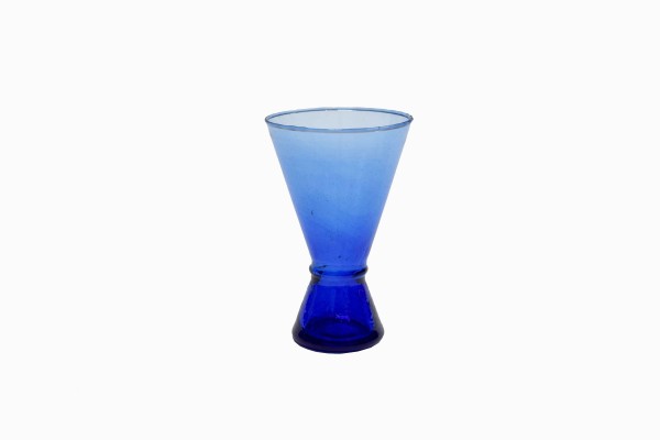 Beldi wine glass blue