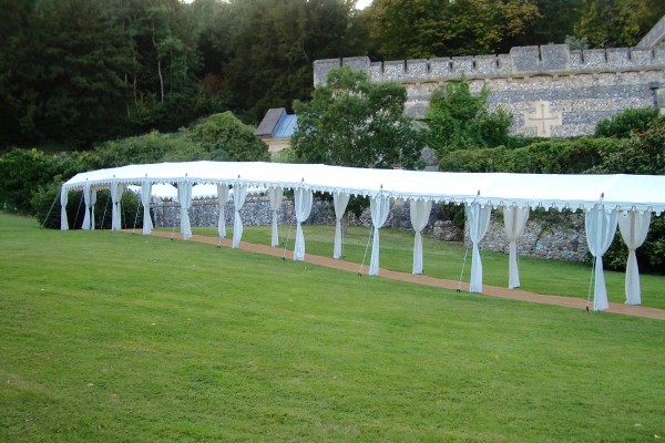 Half of a long walkway