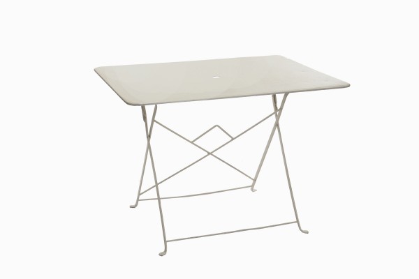 White rectangular bistro table No 2