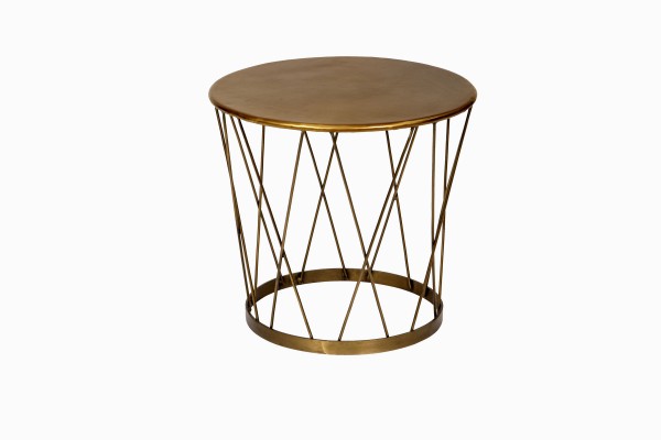 Palm Springs gold side table