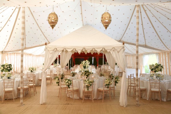 2.8m Pergola for the head table at a wedding