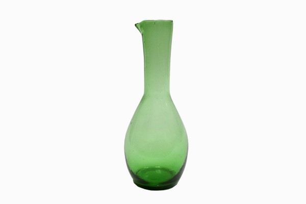 Beldi glass carafe green