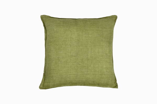 Linen cushion 50x50 olive