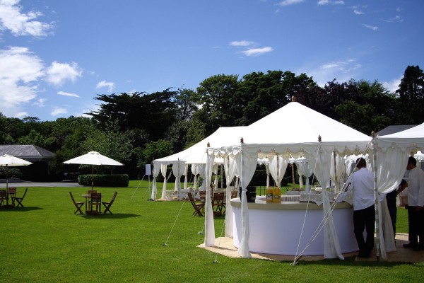 4m Pavilion used as a bar tent
