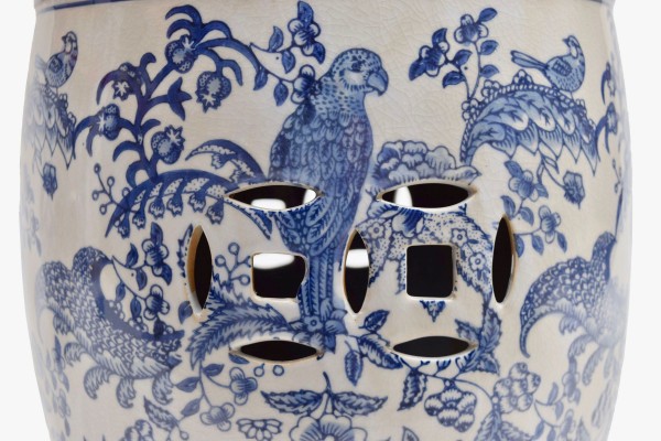 Chinese ceramic stool Ref 2 close up view