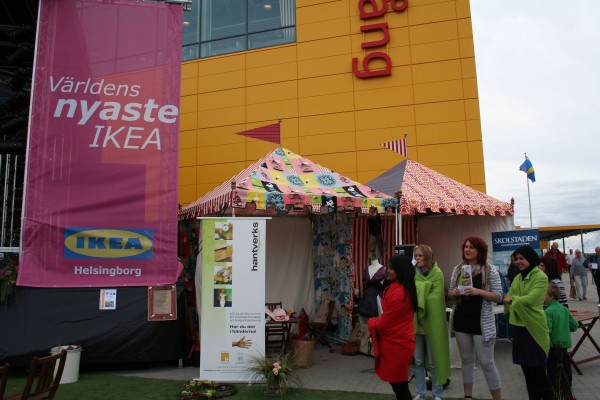 Bespoke tents for Ikea
