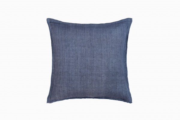 Linen cushion midnight