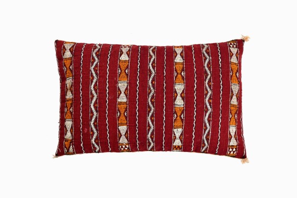 Moroccan embroidered cushion Ref 5 back