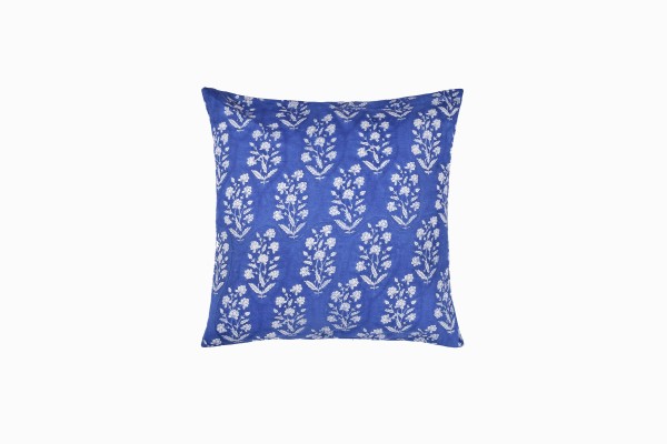 Indian flower lapis cushion