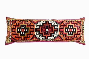 Afghani vintage needlepoint cushion