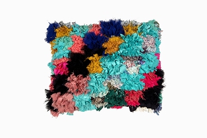 Boucherouite cushion Ref 2013 50cm x 46cm