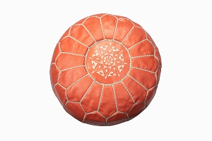 Childrens pouffe orange