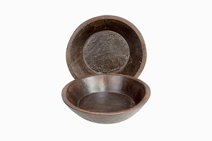 Hard wood fruit bowls