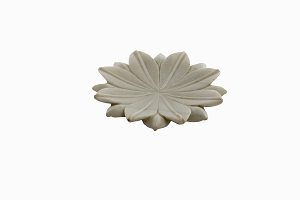 Marble lotus dish small