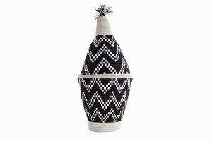Ouazarzate Basket B, H55cm x W25cm 