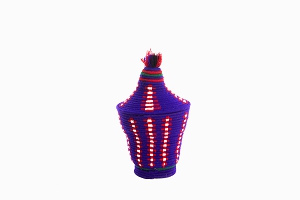 Ouazarzate basket L, H38cm x W23.5cm 