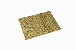 Tunisian straw mat natural