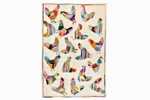 Chicken rug R146