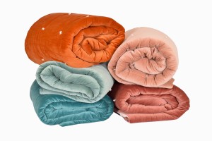 Quilted velvet bedspreads