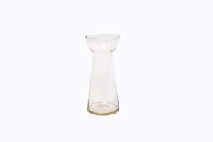 Hyacinth vase tall clear