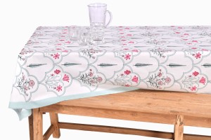 Pink flowers and cypress tablecloth TC6