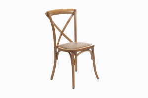 Cross back dining chair