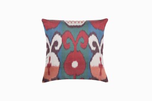 Silk ikat cushion square Ref 9