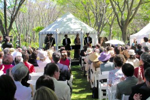 4m Pavilion used for musicians