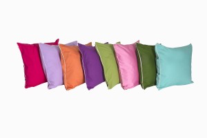Plain cotton 12 inch scatter cushions