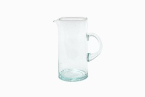 Beldi glass jug clear