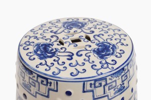 Chinese ceramic stool Ref 3 top view