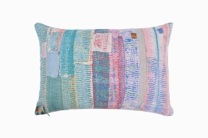 Kantha stitch cushion KAN I